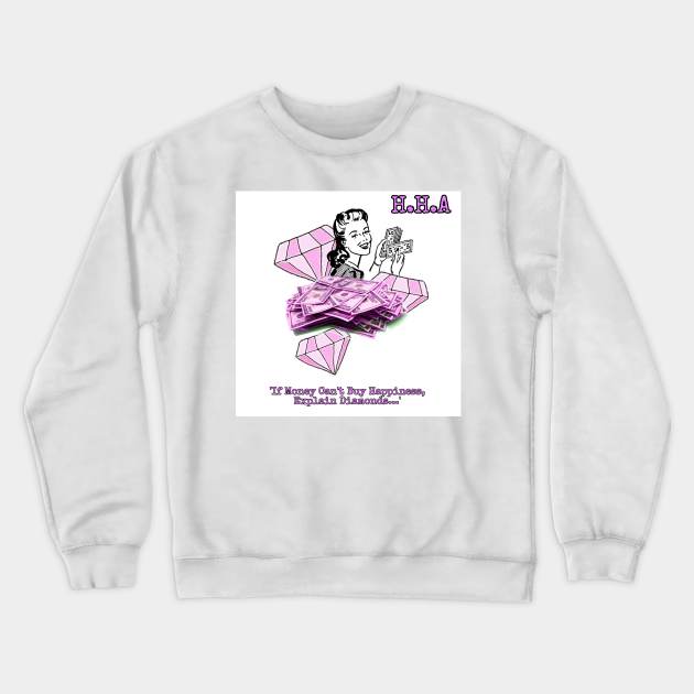 EXPLANATION PLEASE Crewneck Sweatshirt by Hustlehouseapparel